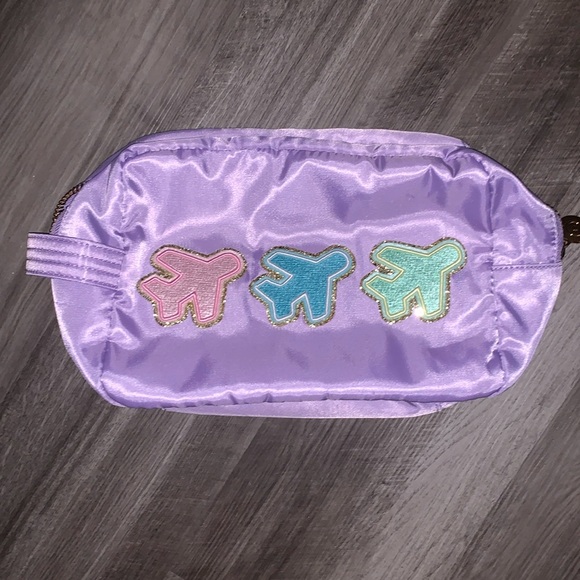 Stoney Clover Lane Handbags - Stoney Clover x Target Purple Plane Patch Large Cosmetic Bag